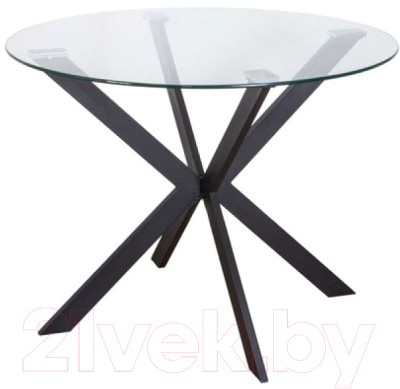 Обеденный стол Седия Dallas (стекло/метал) - фото