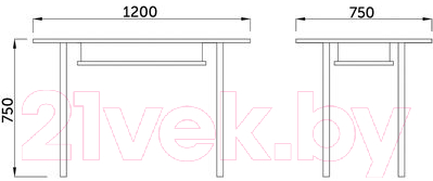 Обеденный стол AksHome Dario