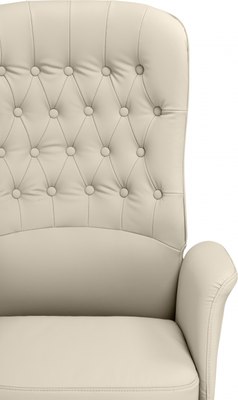 Кресло офисное Woodville Oxford (слоновая кость)