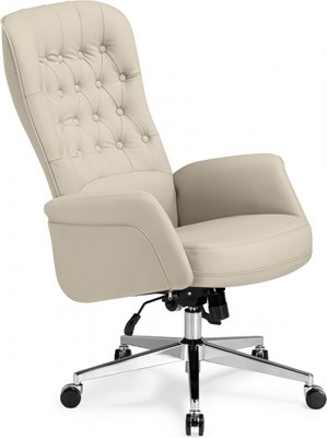 Кресло офисное Woodville Oxford (слоновая кость)