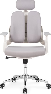 Кресло офисное Woodville Hiba (серый/хром)