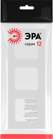 Рамка для выключателей и розеток ЭРА 12-5203-01 / Б0067719