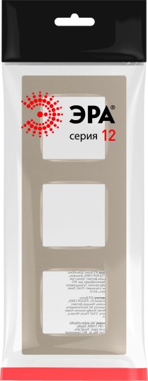 Рамка для выключателей и розеток ЭРА 12-5203-04 / Б0067783