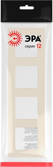 Рамка для выключателей и розеток ЭРА 12-5204-02 / Б0067749