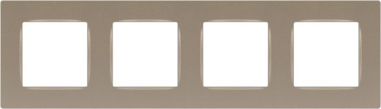 Рамка для выключателей и розеток ЭРА 12-5204-04 / Б0067713 - фото