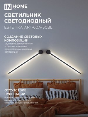 Бра INhome ART-60A-30BL / 4690612057842