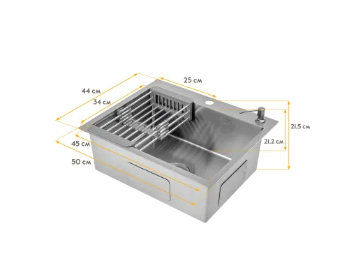 Мойка кухонная Axus LS-5044SD