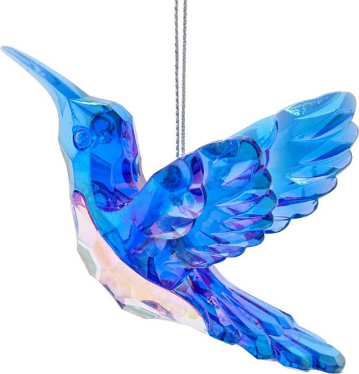 Елочная игрушка Kurt S. Adler Christmas 2024. Колибри / T2816_1 - фото