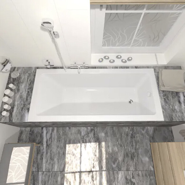 Ванна из искусственного камня Triton Сириус 180x80