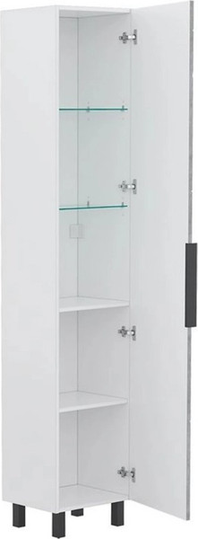 Шкаф-пенал для ванной Mixline Гранд-40 555359 (бетон)