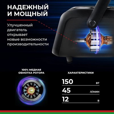 Автомобильный компрессор БелАК Турист-45 / БАК.99184