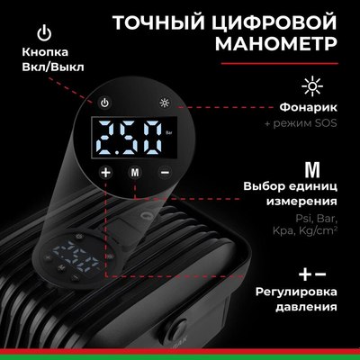 Автомобильный компрессор БелАК Турист- 45Ц / БАК.99185