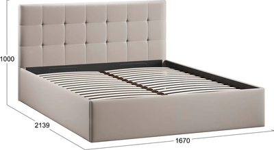 Двуспальная кровать ТриЯ Джоли Универсальная Тип 1 160x200