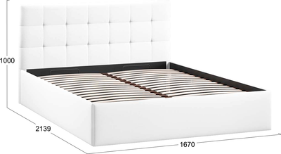 Двуспальная кровать ТриЯ Джоли Универсальная Тип 1 160x200