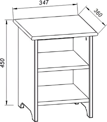 Тумба в прихожую ММЦ Вествик 300