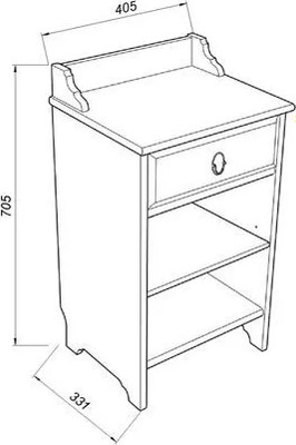 Прикроватная тумба ММЦ Вествик