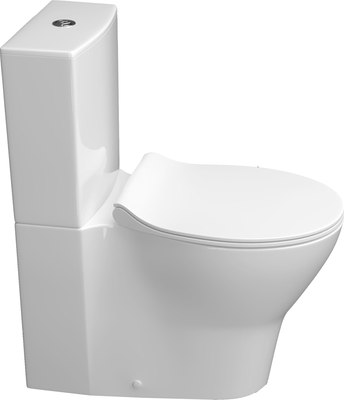 Унитаз напольный Керамин Сканди Slim МЛ 2-режим