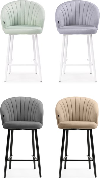 Стул барный Woodville Бэнбу полубарный