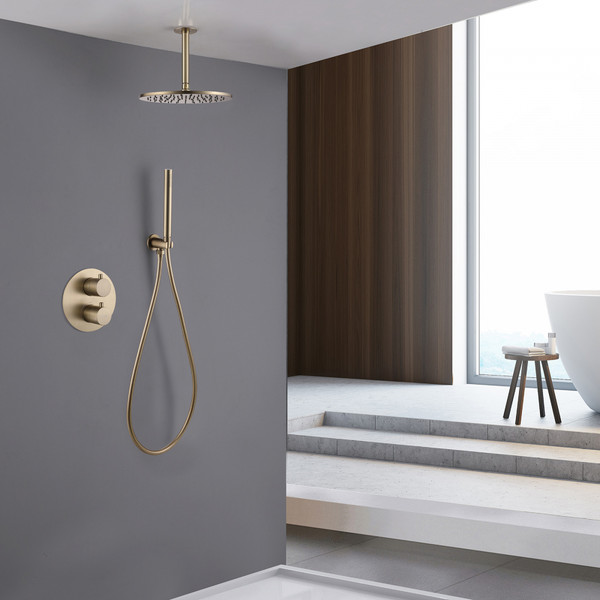 Душевая система со смесителем Abber Wasser Kreis AF8121G