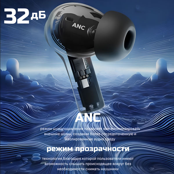 Беспроводные наушники Venso VT-709 ANC