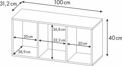 Полка Polini Kids Mirum 100 / 0002562.9