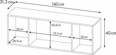 Полка Polini Kids Mirum 140 / 0002563.9