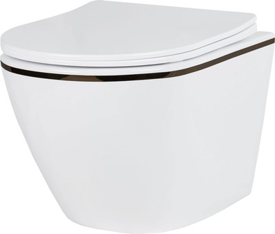 Унитаз подвесной с инсталляцией Roxen StounFix Dual Fresh 968427