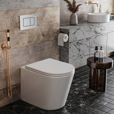 Унитаз приставной с инсталляцией Roxen Attach 968412