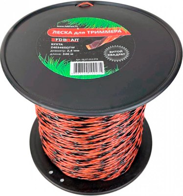 Леска для триммера Brait 2.40x346 / 240346 SQTW - фото