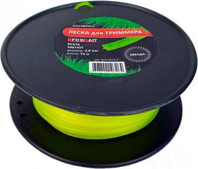 Леска для триммера Brait 3.00x74 / 30074 ST - фото