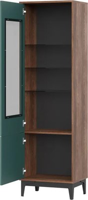 Шкаф-пенал с витриной НК Мебель Brass ШКС-1