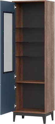 Шкаф-пенал с витриной НК Мебель Brass ШКС-1