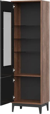 Шкаф-пенал с витриной НК Мебель Brass ШКС-1