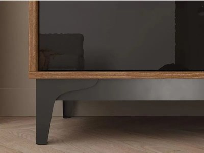 Шкаф-пенал с витриной НК Мебель Brass ШКС-1