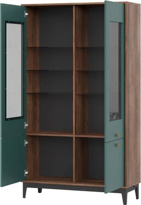 Шкаф с витриной НК Мебель Brass ШКС-2