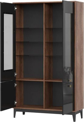 Шкаф с витриной НК Мебель Brass ШКС-2