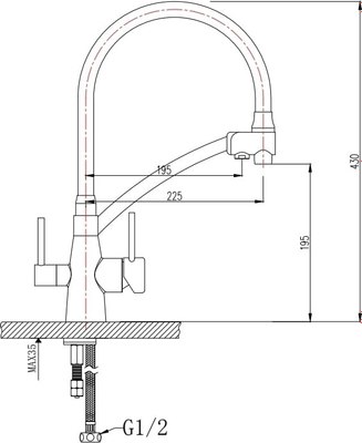 Смеситель Raglo Raglo R80.621.09