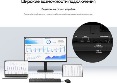 Монитор Samsung LS24D400GAIXCI
