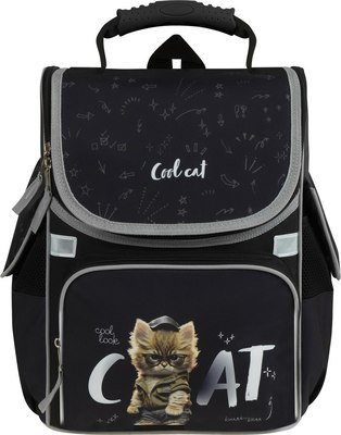 Школьный рюкзак ArtSpace Junior Cat on black / Uni_17788