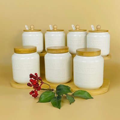 Набор емкостей для хранения Lenardi Bamboo 140-133 - фото