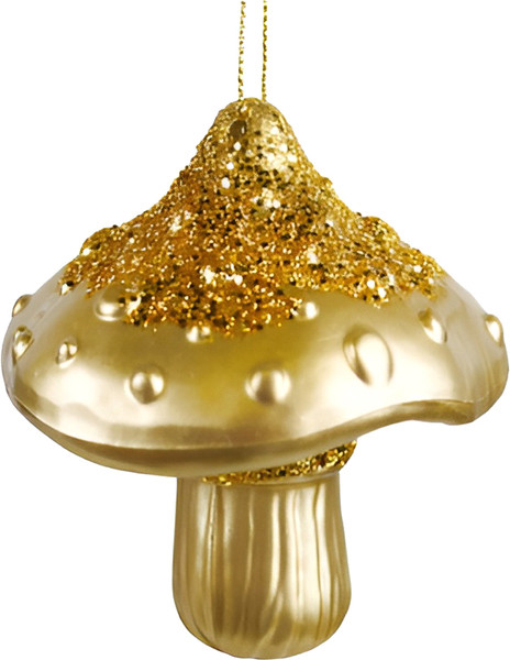 Елочная игрушка Kurt S. Adler Christmas 2024. Нарядный грибок / ZCI24040 - фото