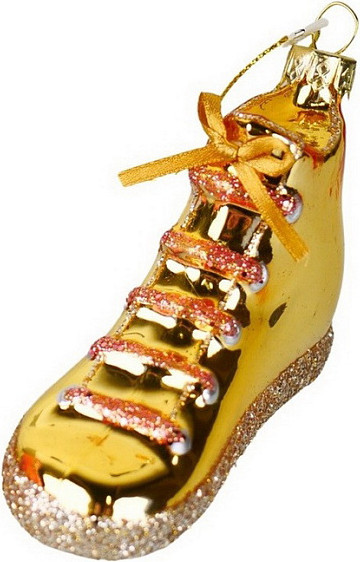 Елочная игрушка Kurt S. Adler Christmas 2024. Золотой кедик / ZCI24349_1 - фото