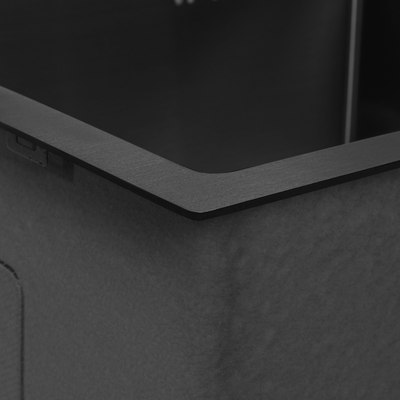 Мойка кухонная Arfeka Eco AR 60x50 (Black PVD Nano Decor Volcanic Rock)