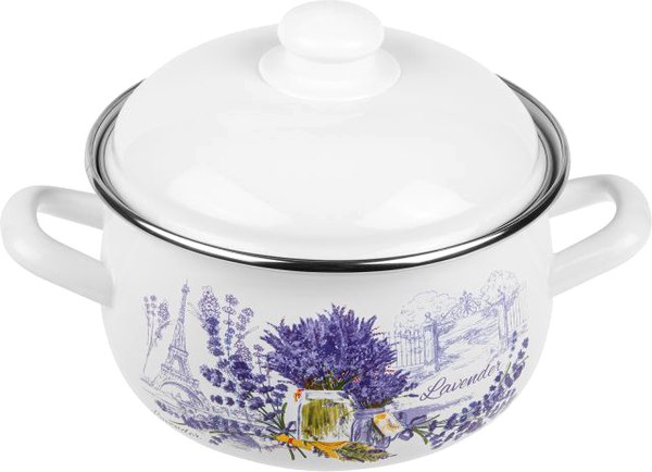 Кастрюля Perfecto Linea Букет лаванды 50-360948 - фото
