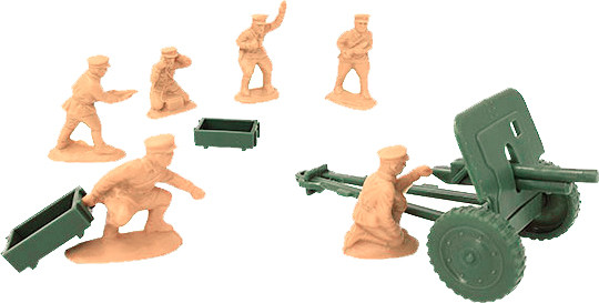 Набор фигурок игровых Форма Артиллеристы / С-197-Ф - фото