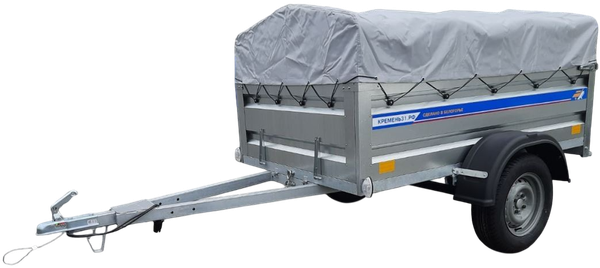 Прицеп для автомобиля Кремень Стандарт плюс 2x1.3м - фото