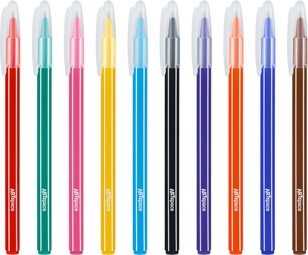 Набор шариковых ручек ArtSpace Рисунки. Lovely animals / BP10_22298