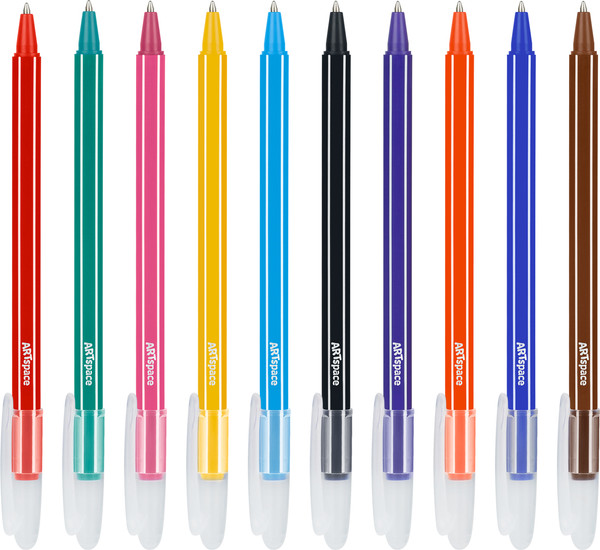 Набор шариковых ручек ArtSpace Рисунки. Lovely animals / BP10_22298