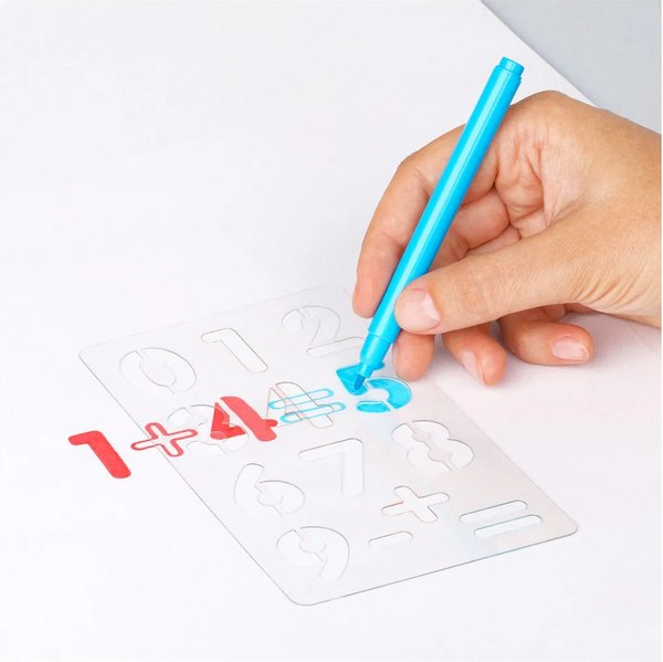 Трафарет Мульти-пульти Буквы и цифры / НТ_54109