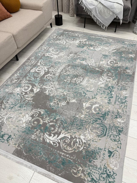 Коврик Radjab Carpet Афина Прямоугольник 9009A / 12807RK
